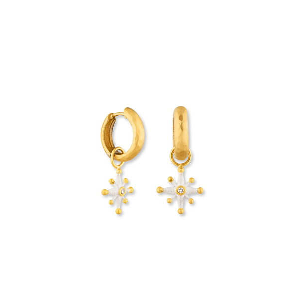 Closeup photo of Starburst Earring Charms