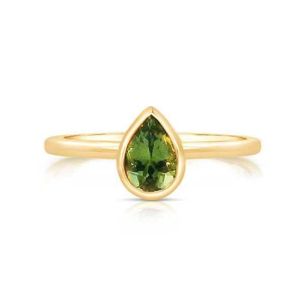 Closeup photo of Green Tourmaline Stacker