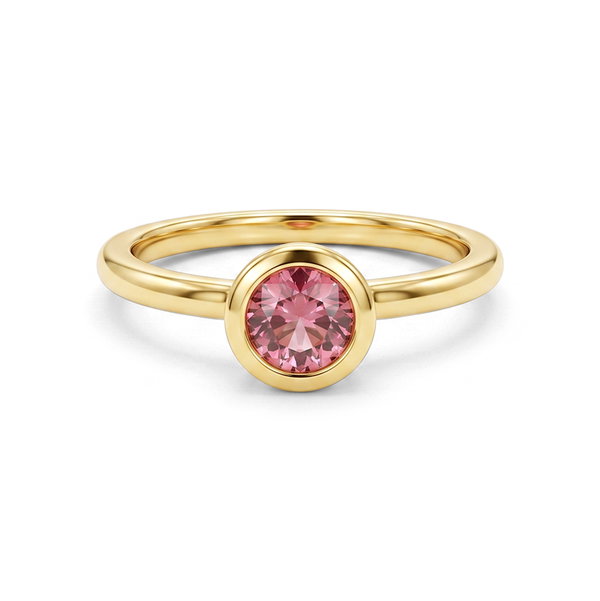 Closeup photo of Pink Tourmaline Stacker