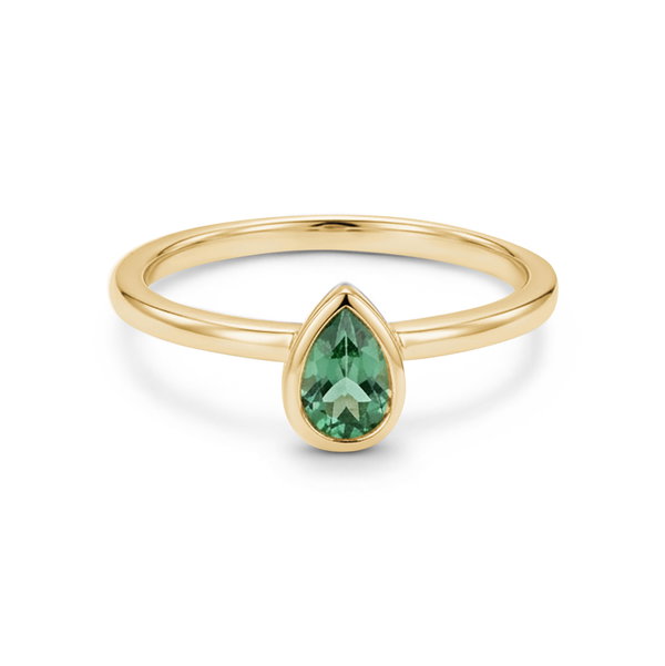 Closeup photo of Green Tourmaline Stacker