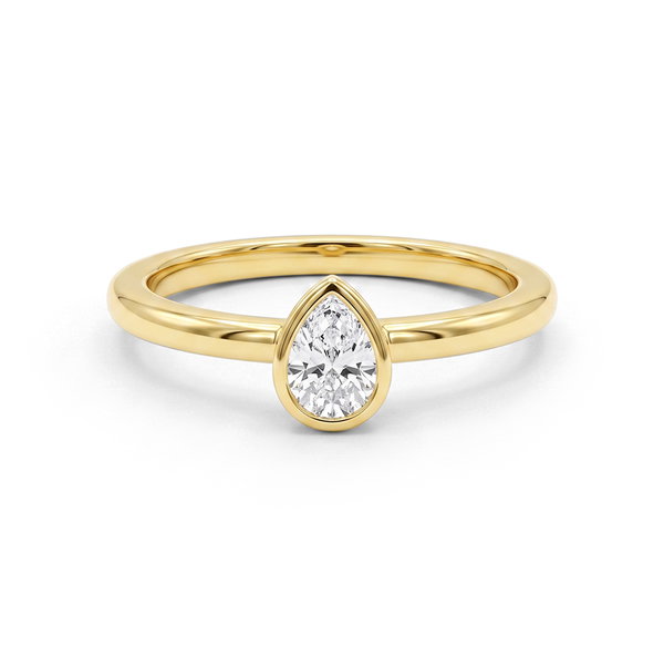 Closeup photo of Pear Shape Diamond Stacker
