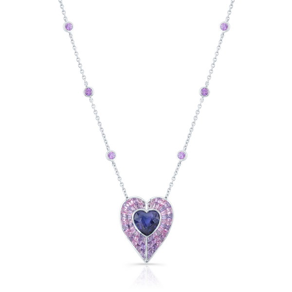 Closeup photo of Purple Sapphire Masterpiece Pendant
