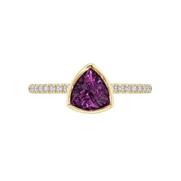 Closeup photo of Sugar Plum Sapphire