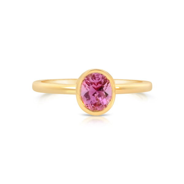 Closeup photo of Pink Burma Sapphire Stacker