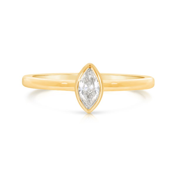 Closeup photo of Marquise Diamond Stacker