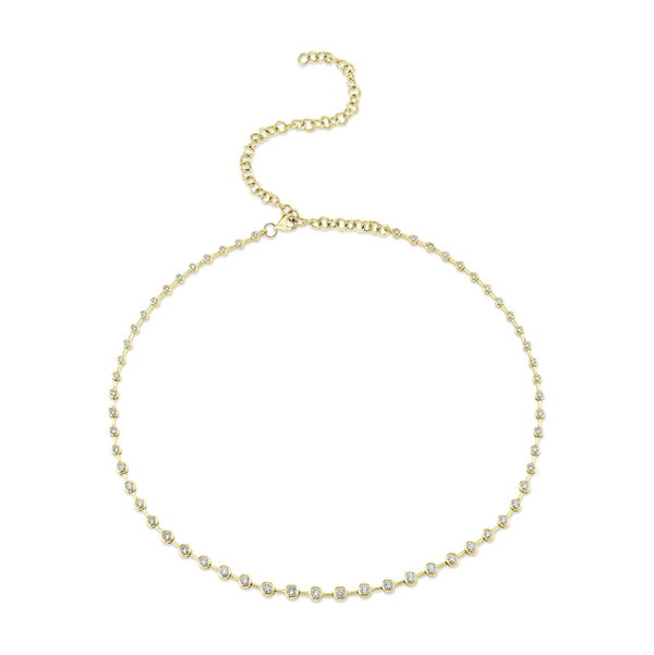 Closeup photo of Diamond Tennis Necklace