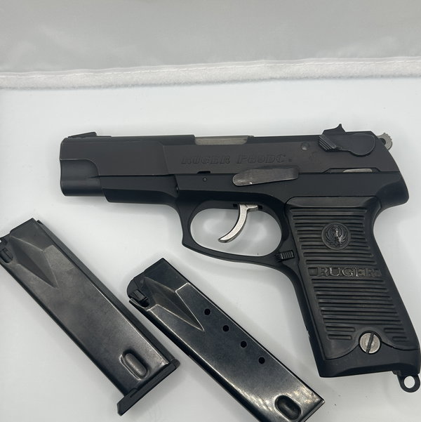 Closeup photo of Ruger P89DC 9mm Pistol – 2 Magazines – Decocker Model