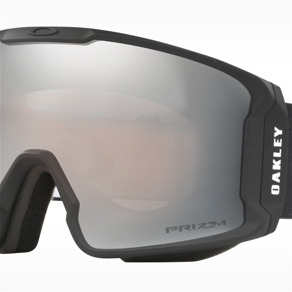 Closeup photo of Oakley Line Miner™ Snow Goggles - Matte Black - Prizm Snow Black Iridium - OO7070-01 |