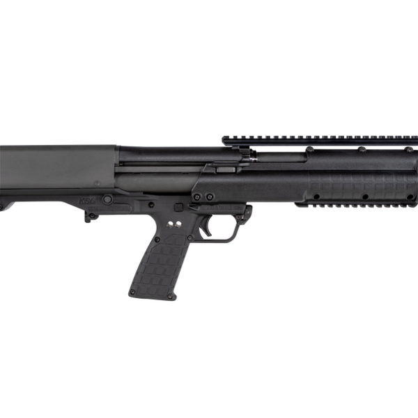Closeup photo of Kel-Tec KSG 12 Ga 18.5" 14-Rd Pump Action Shotgun