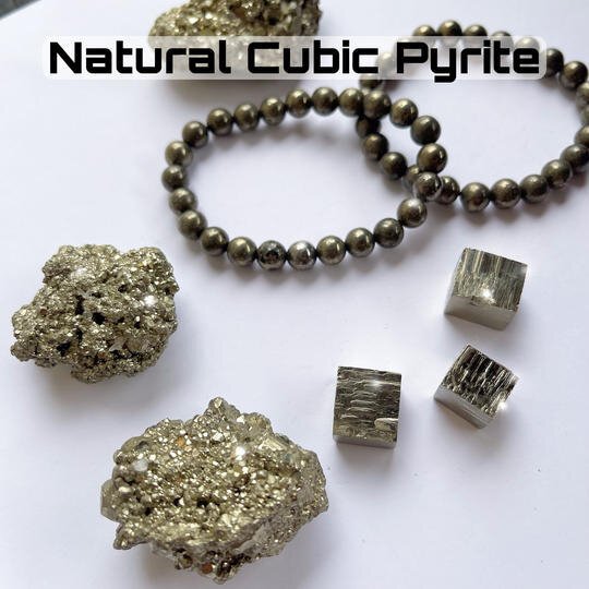 . Natural Cubic Pyrite 