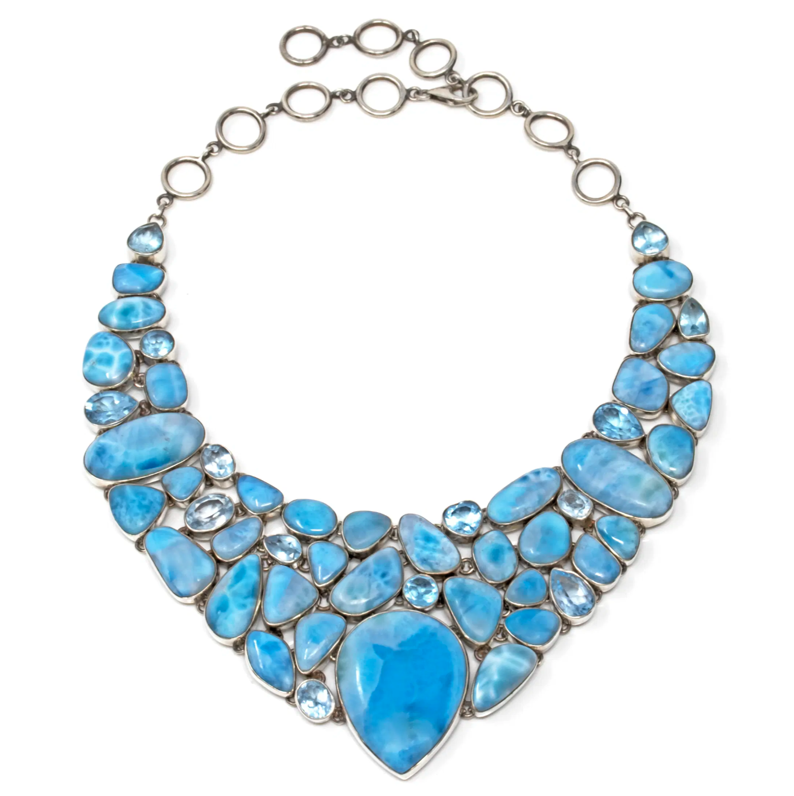 Topaz and Larimar Necklace 