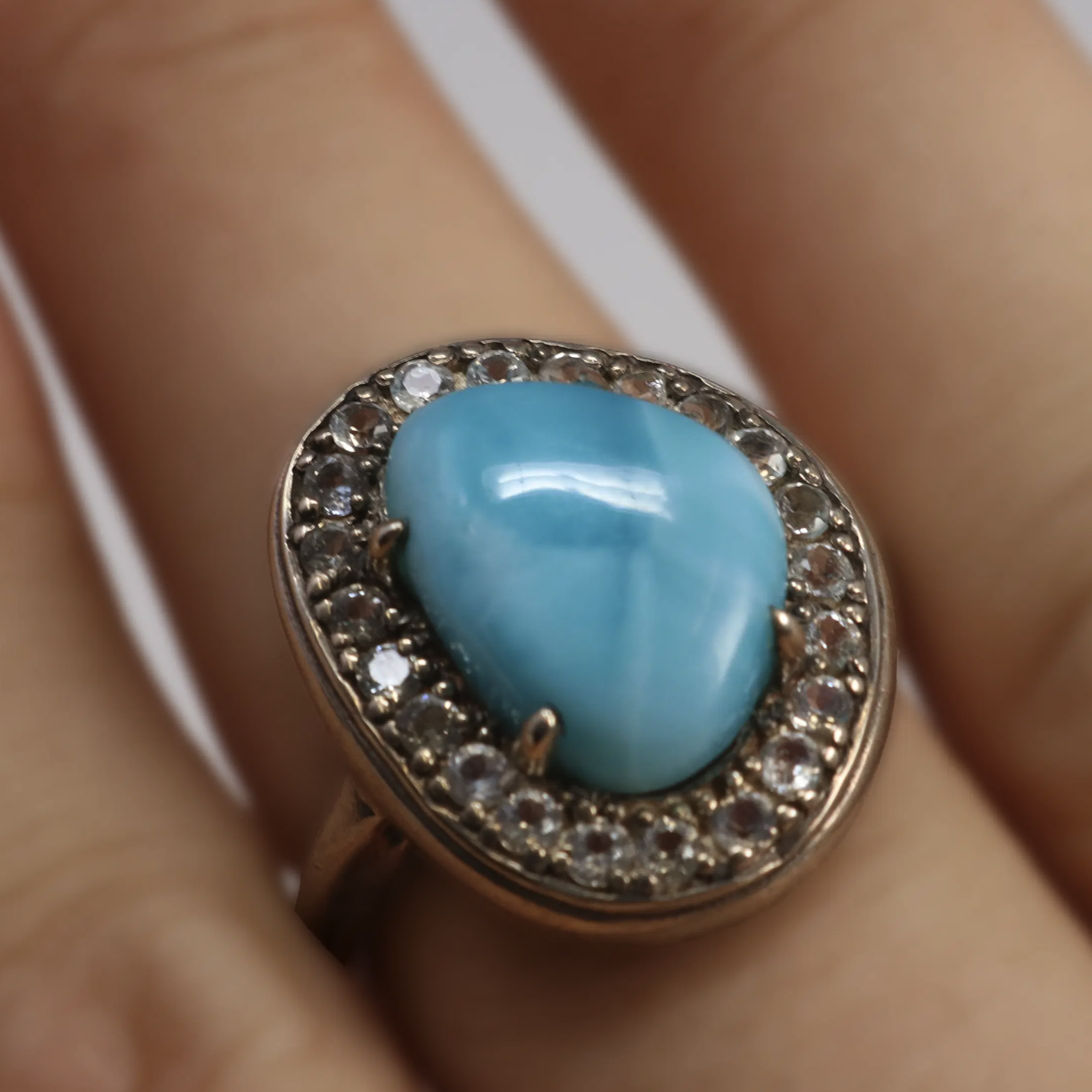 Larimar Ring