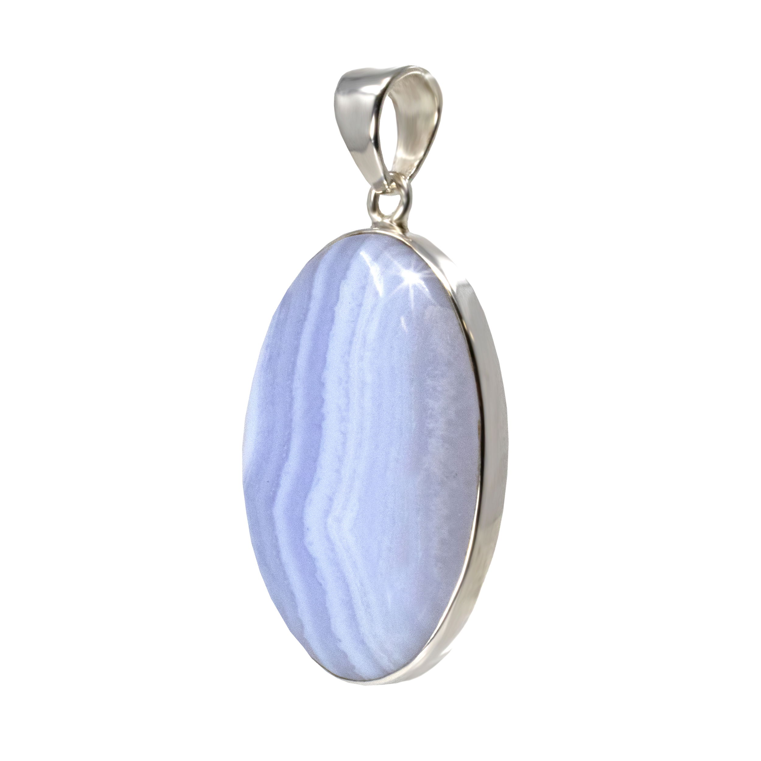 Blue Lace Agate Pendant