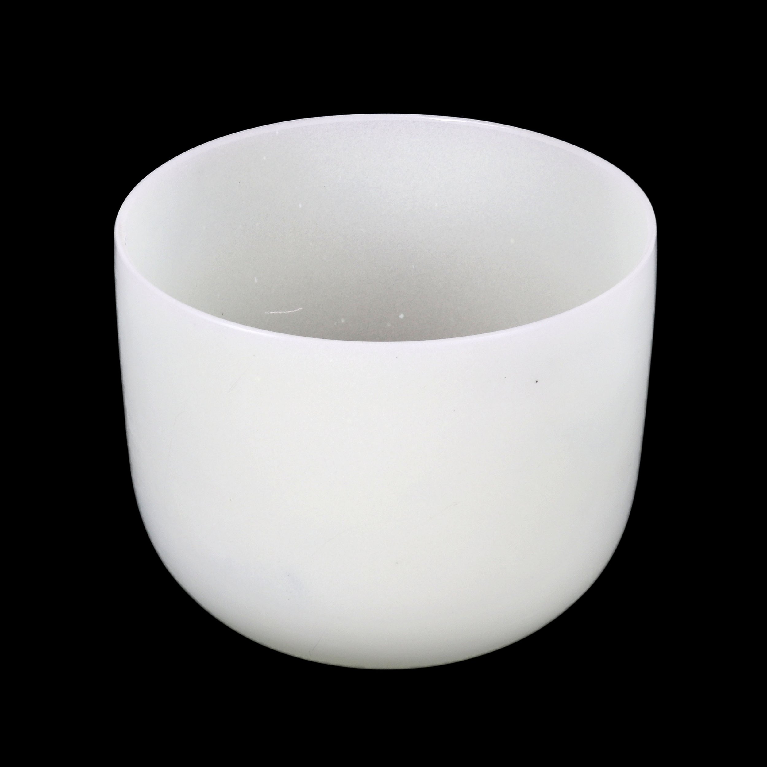 10" Frosted Quartz Singing Bowl Note A Perfect