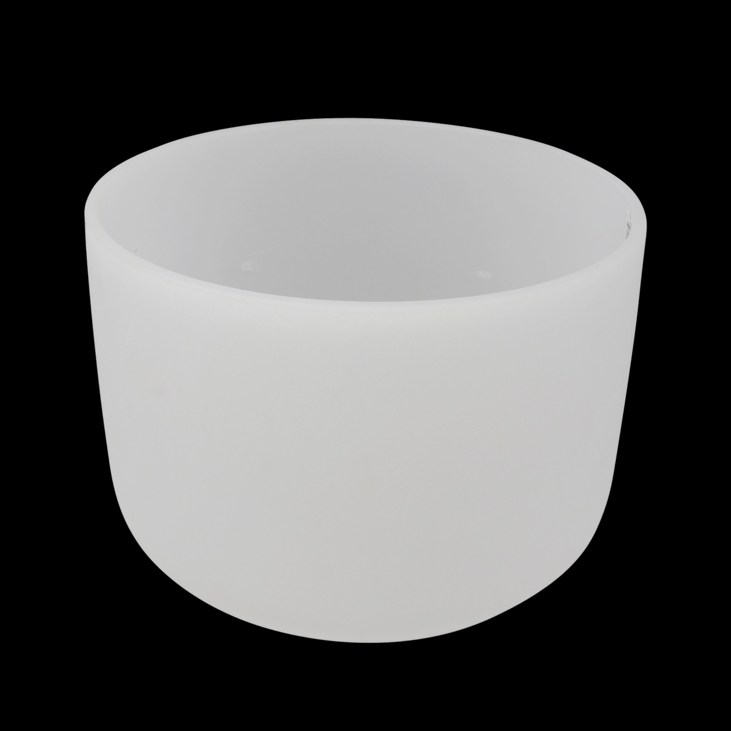 12" Frosted Quartz Singing Bowl Note A Perfect