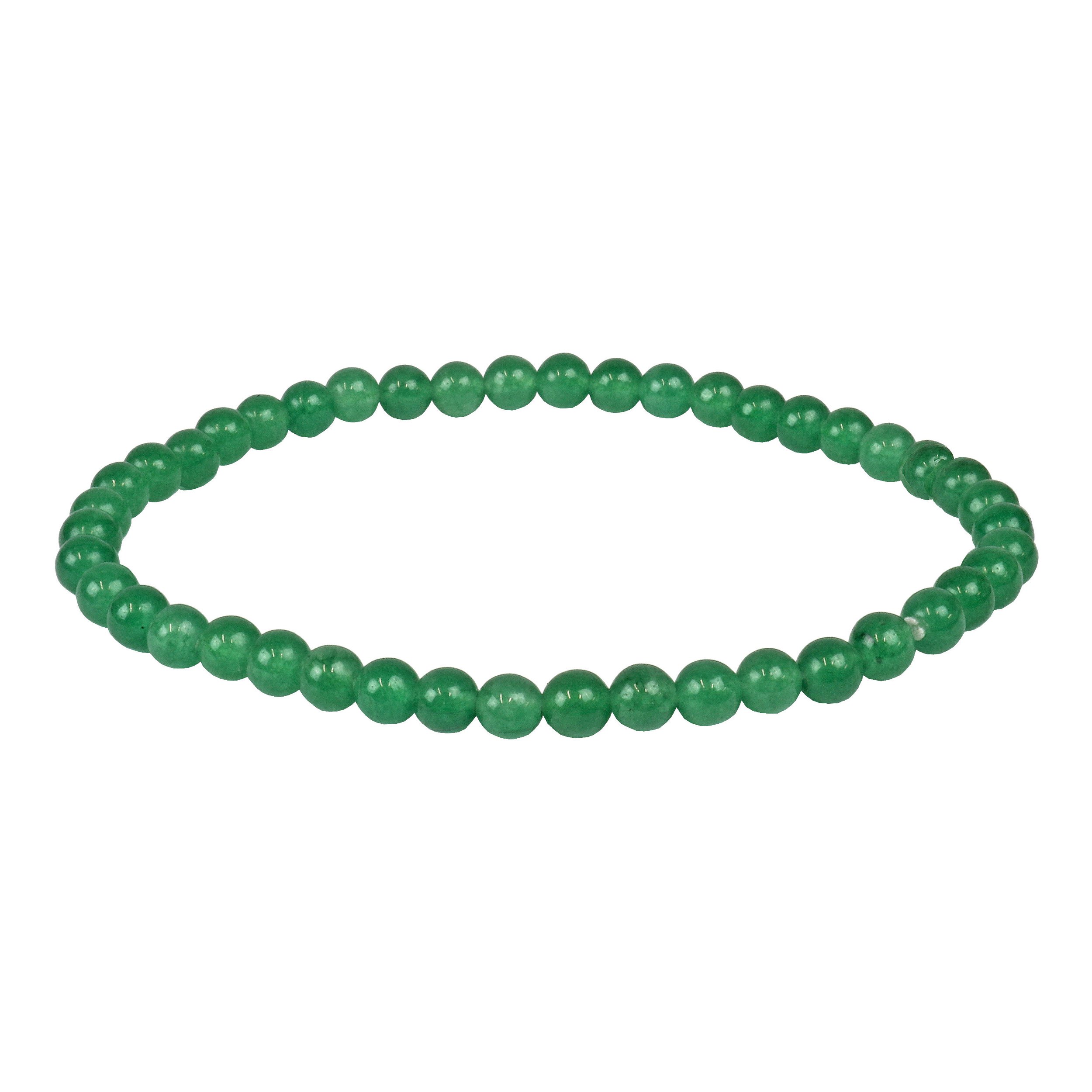 Green Aventurine 4mm Beaded Bracelet