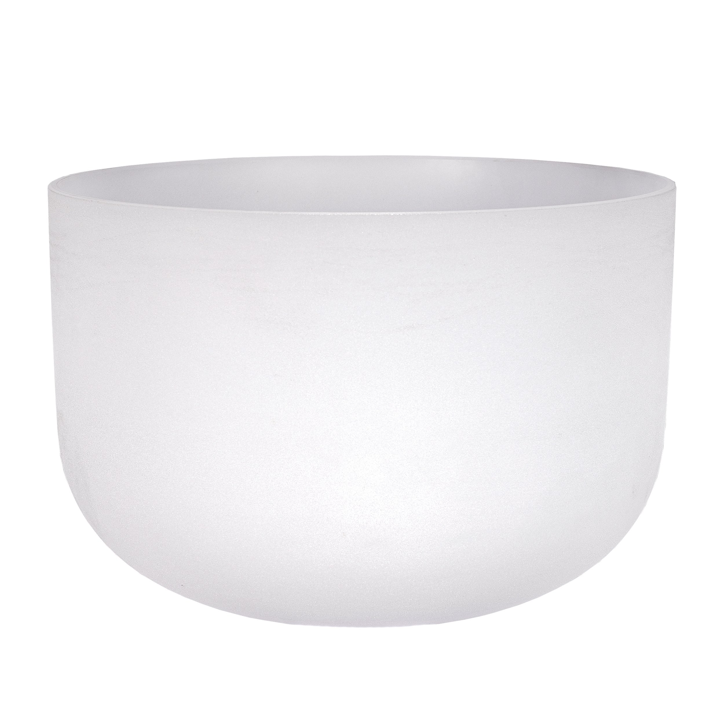 18" Frosted Quartz Singing Bowl F Note