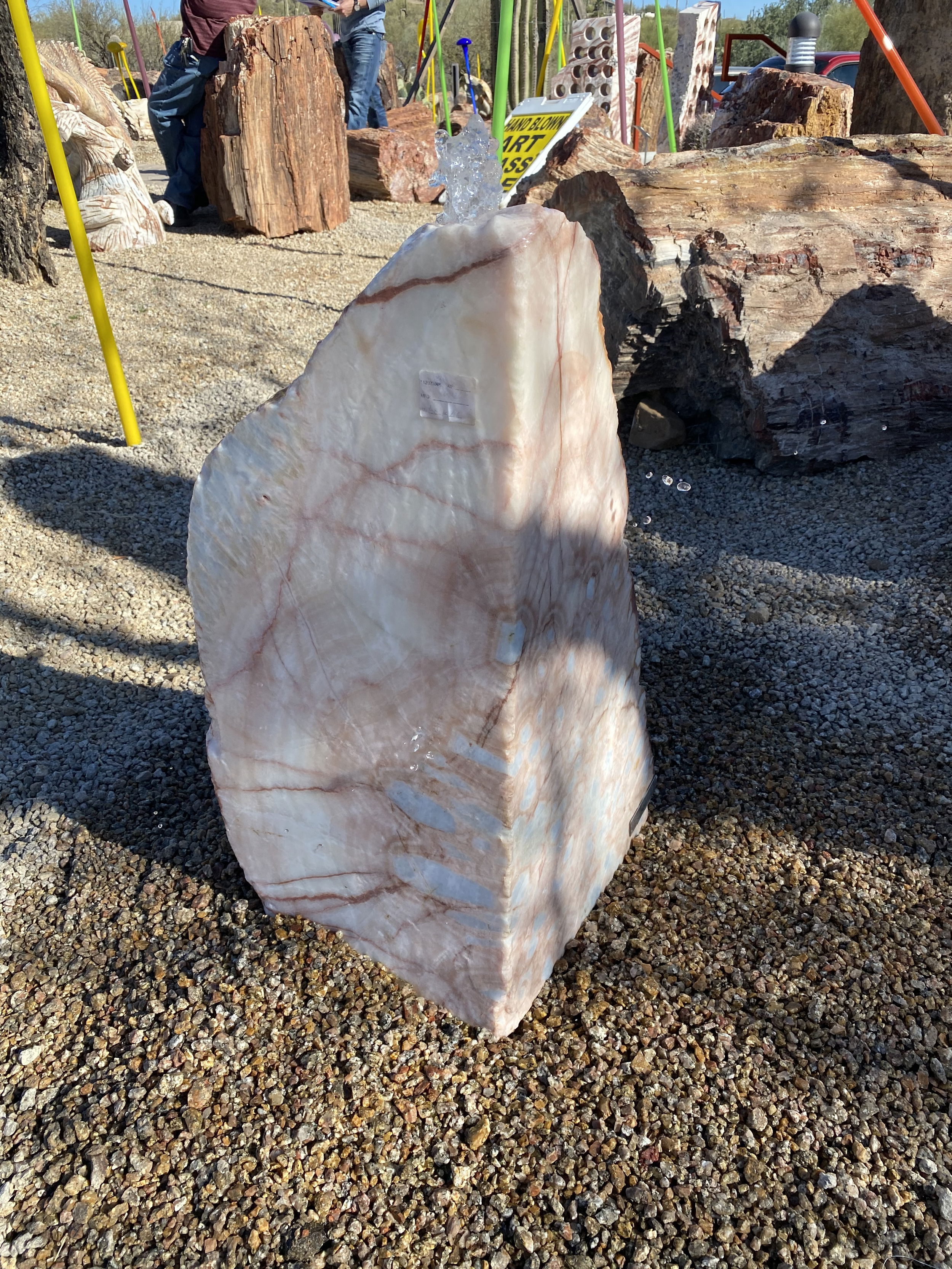 Onyx Fountain - Cherry Blossom With Wedge Cut