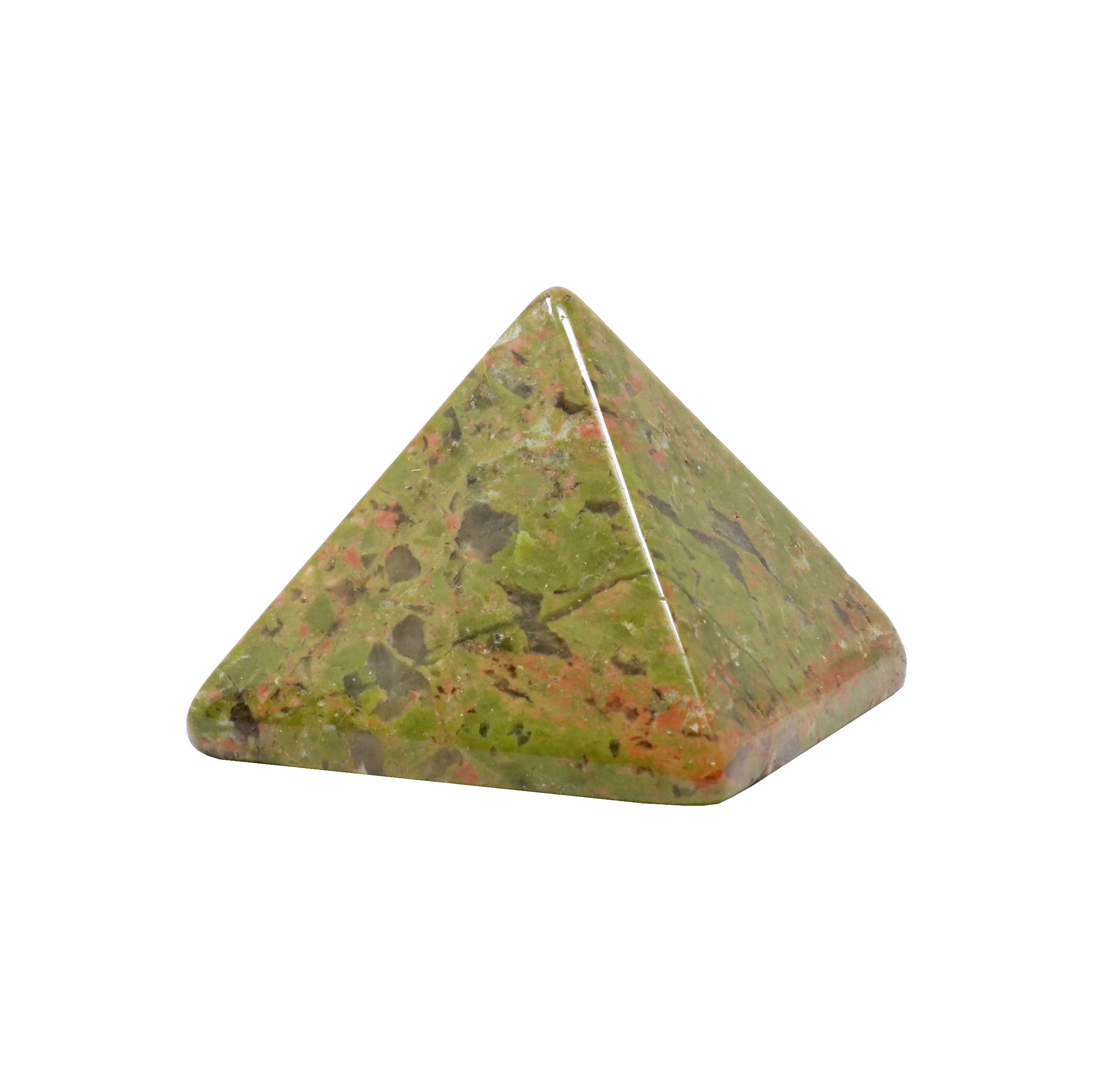 Unakite Pyramid 1"