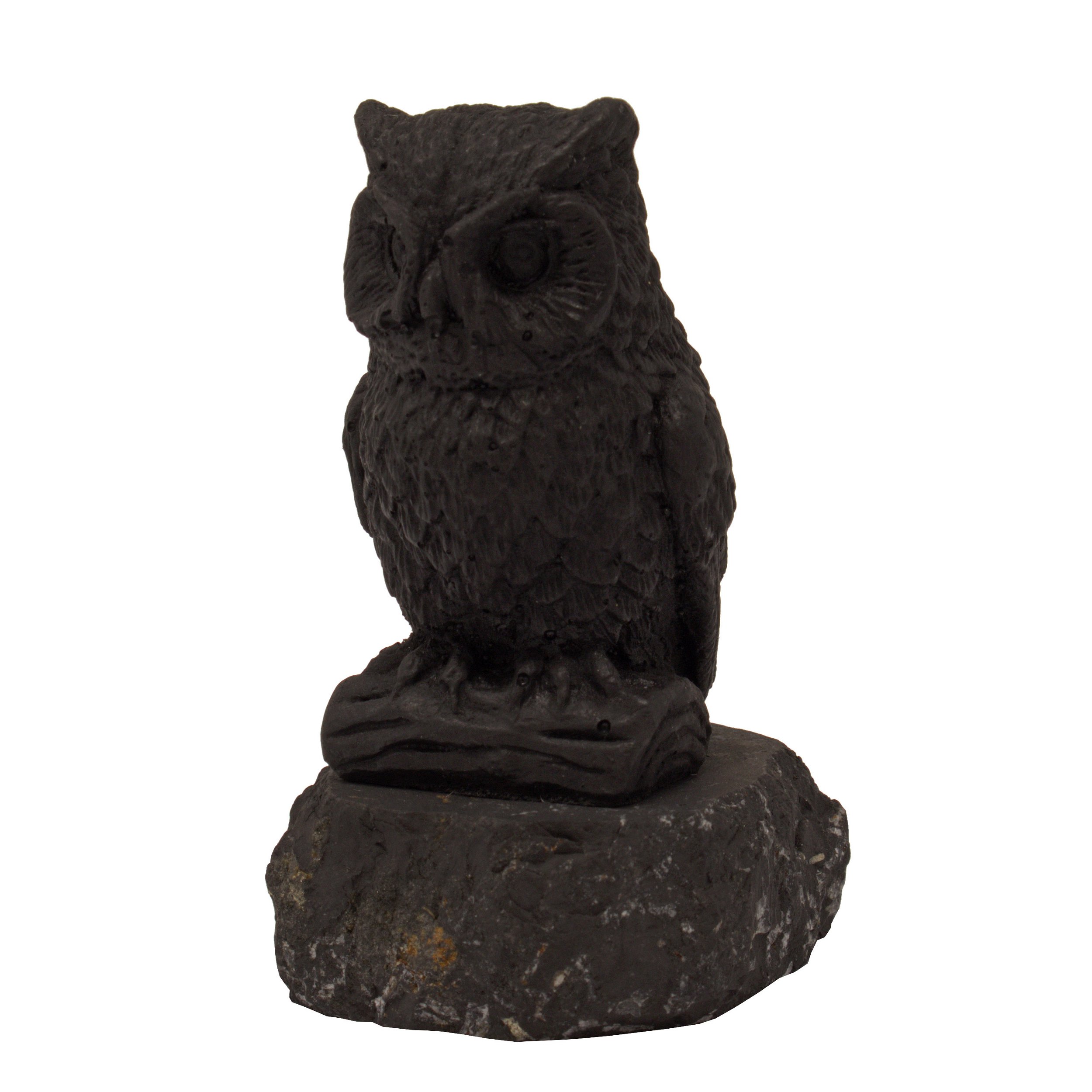 Shungite Figurine - Barn Owl