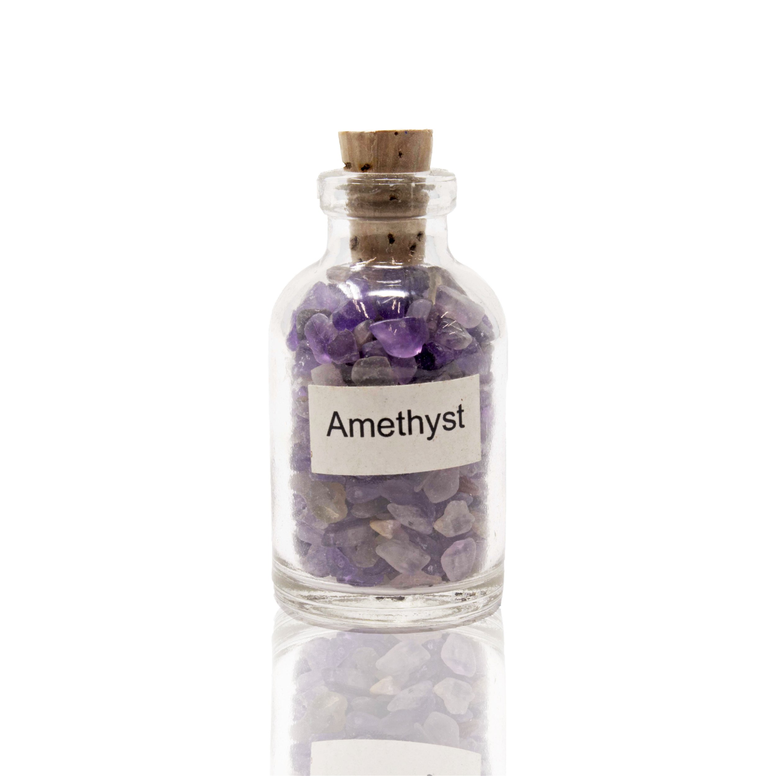 Individual Gemstone Bottle -Amethyst