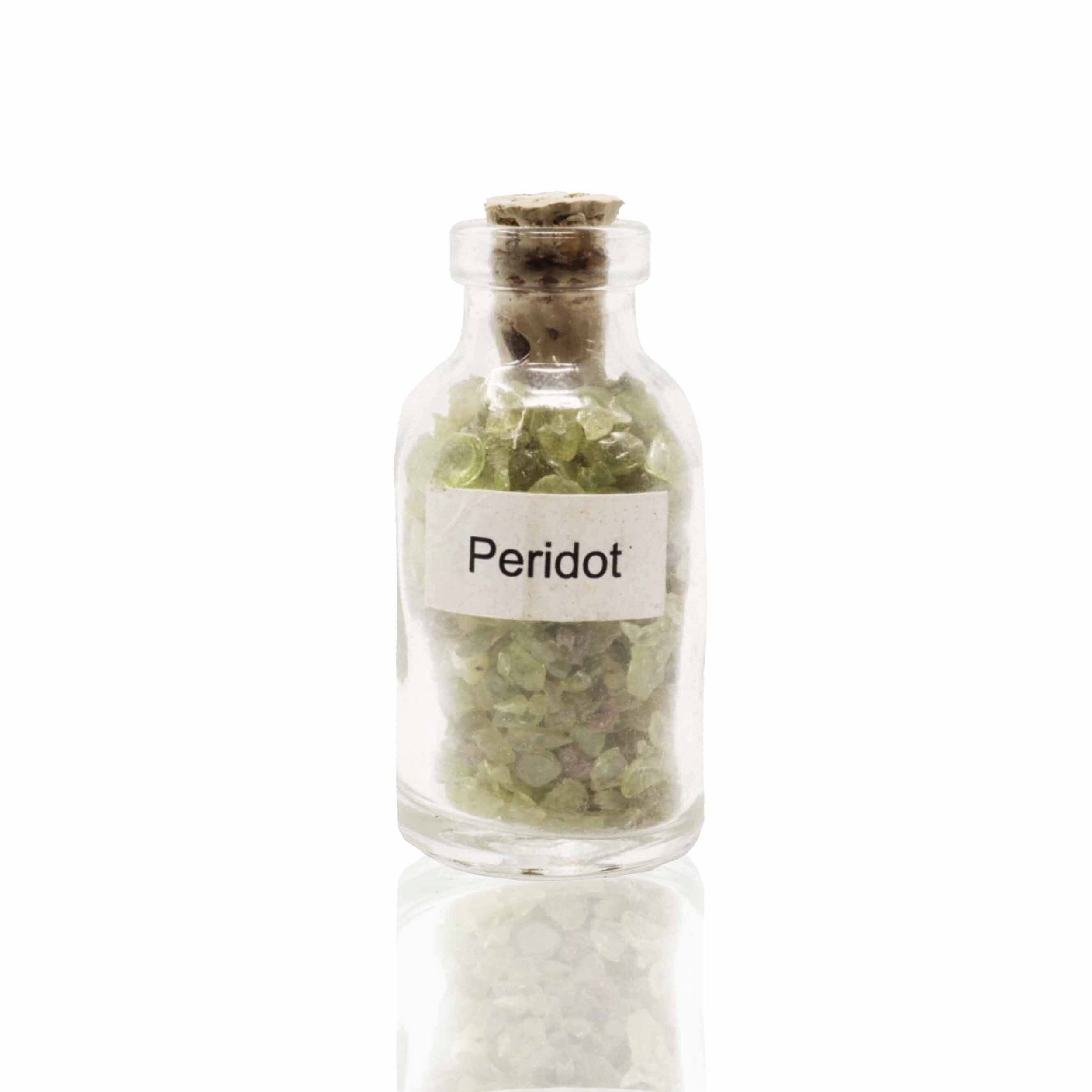 Individual Gemstone Bottle -Peridot