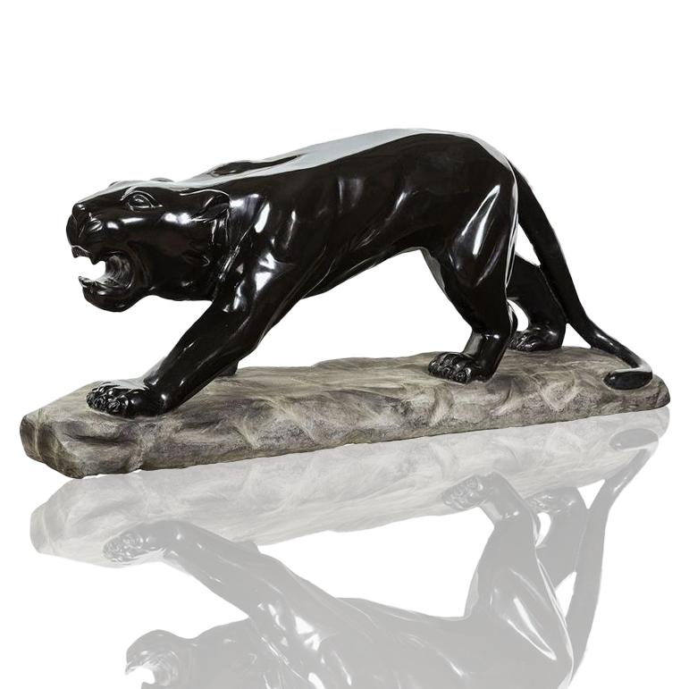 Black Marble Onyx Panther-Jaguar (Cat)