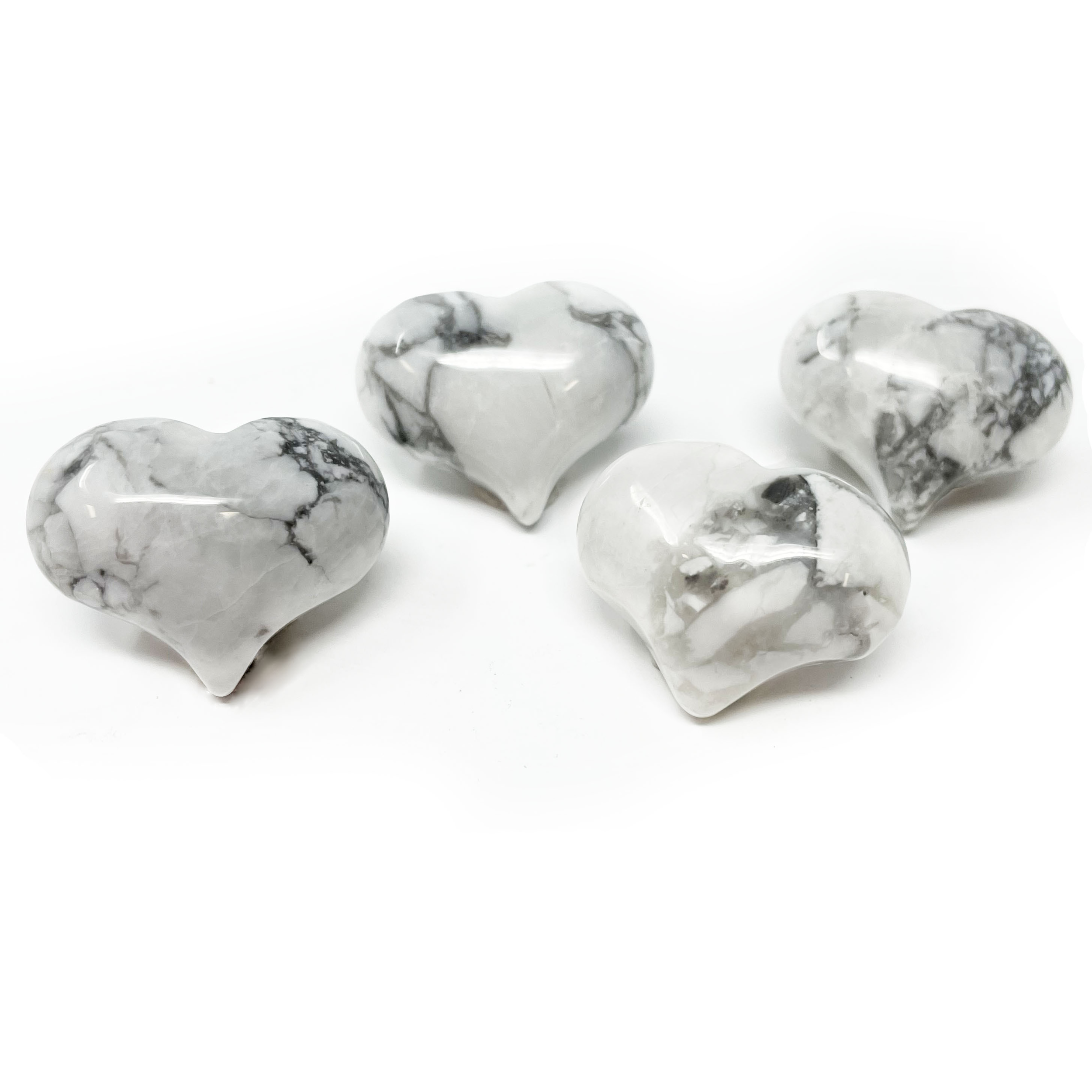 Howlite Voluptuous Heart (Singles)