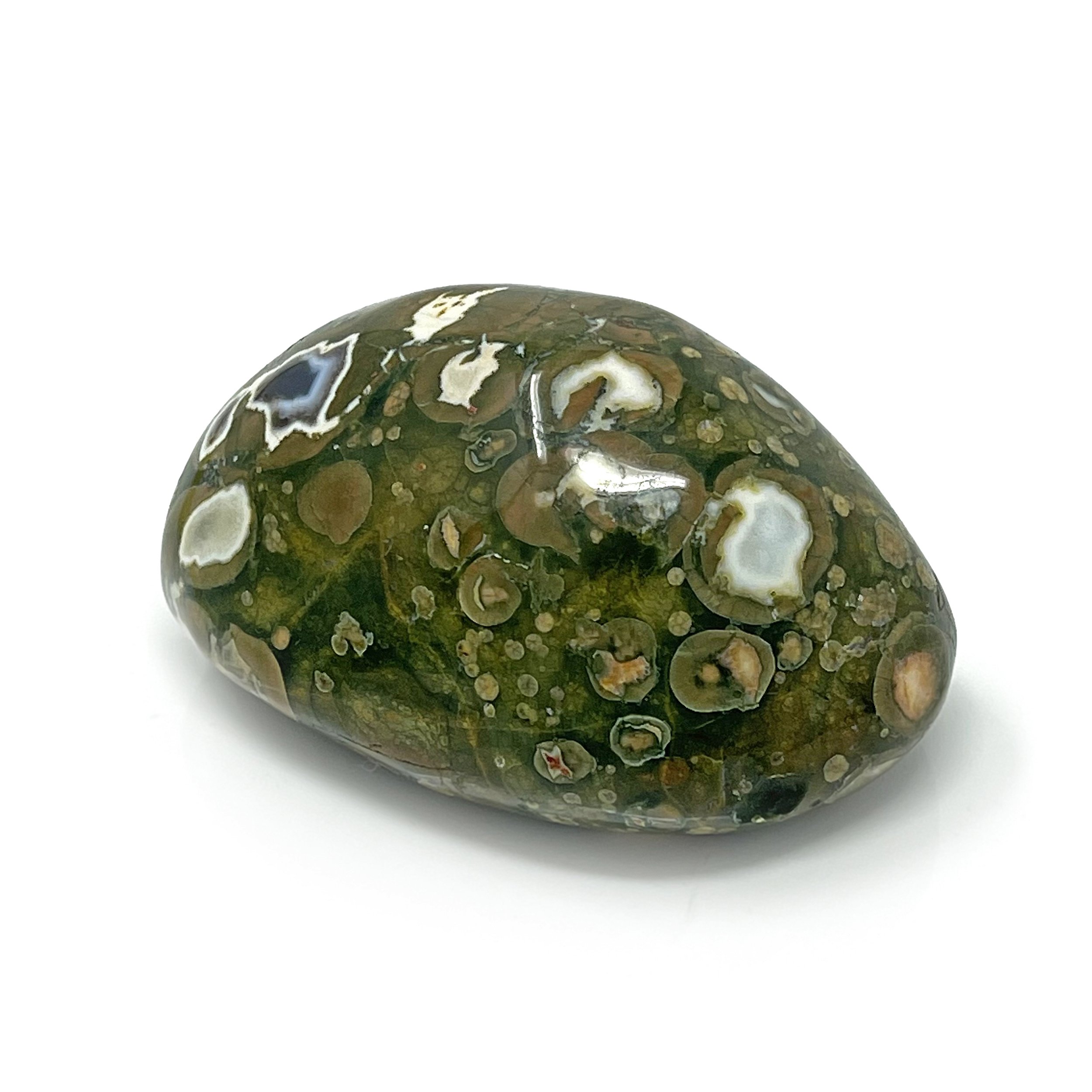 Green Rhyolite Jasper Therapy Stone