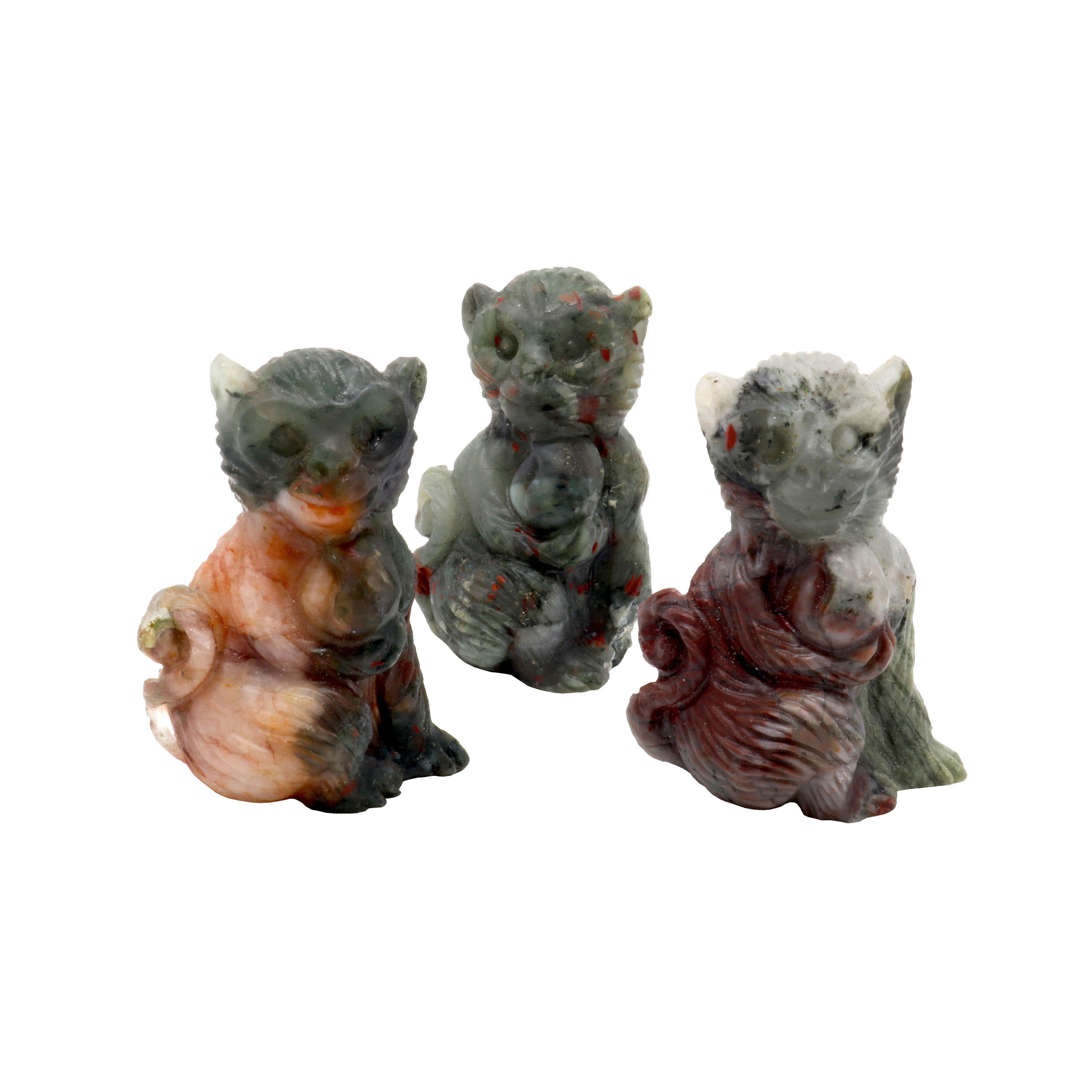 Bloodstone Monkey Carving (Seftonite) (singles)