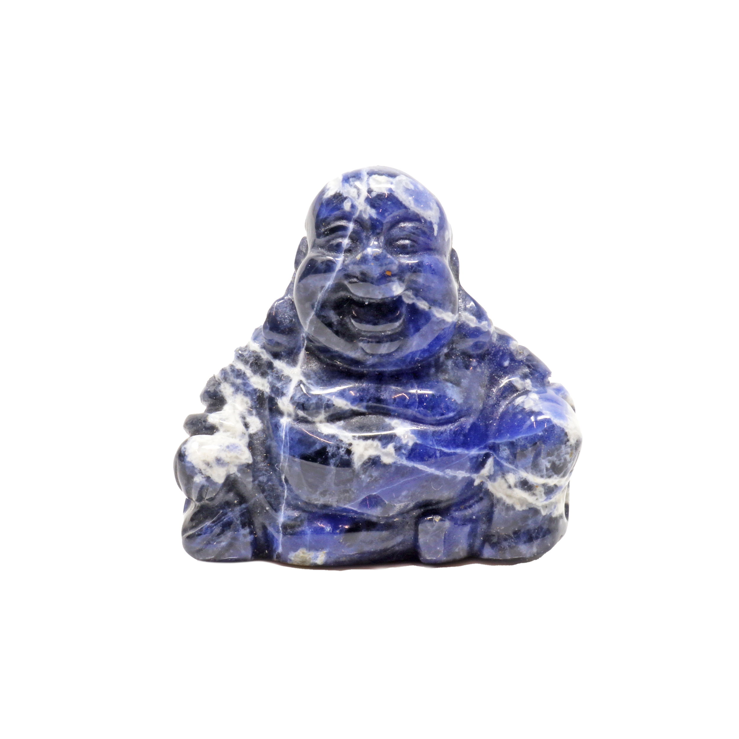 Sodalite Buddha Carving