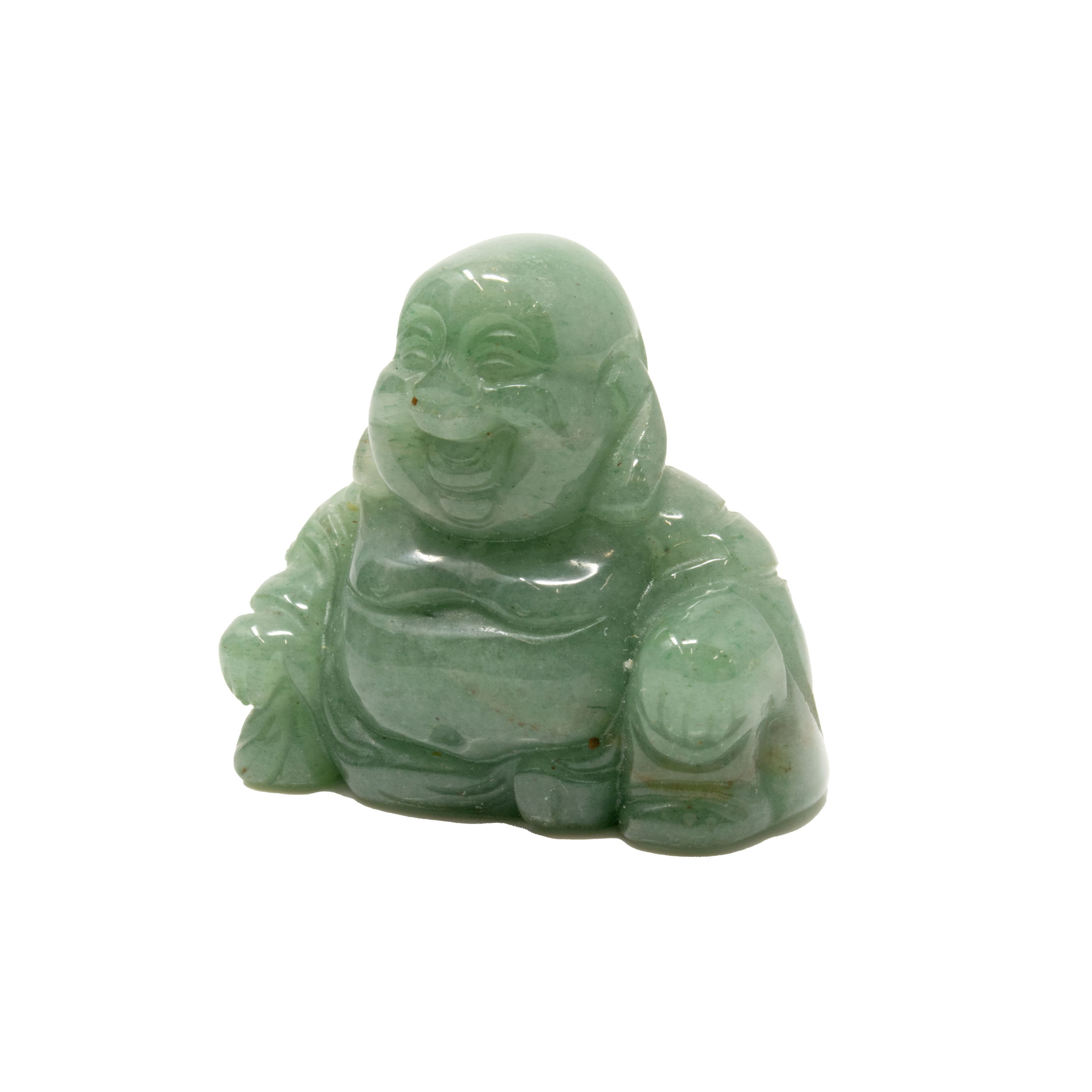 Aventurine Buddha Carving