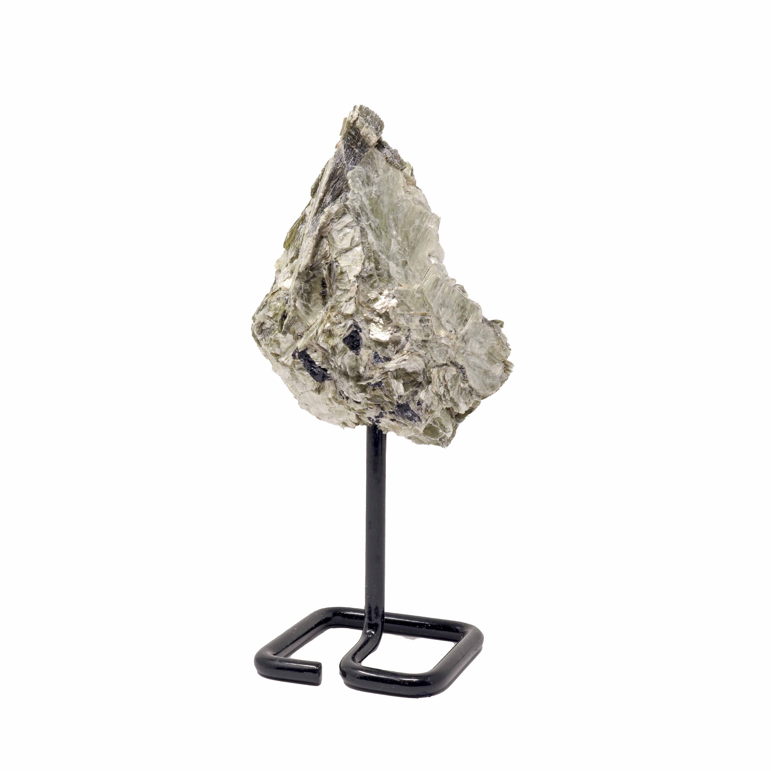 Golden Mica Specimen On Pin Stand