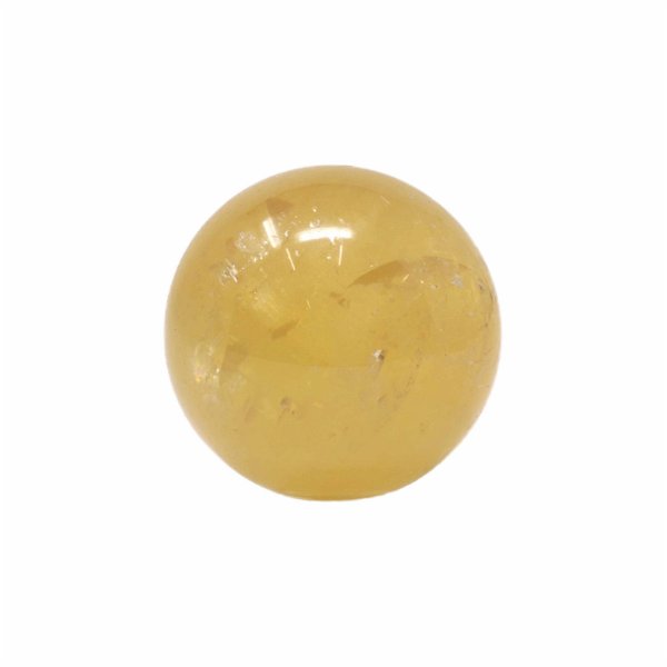 Closeup photo of Golden Calcite Sphere
