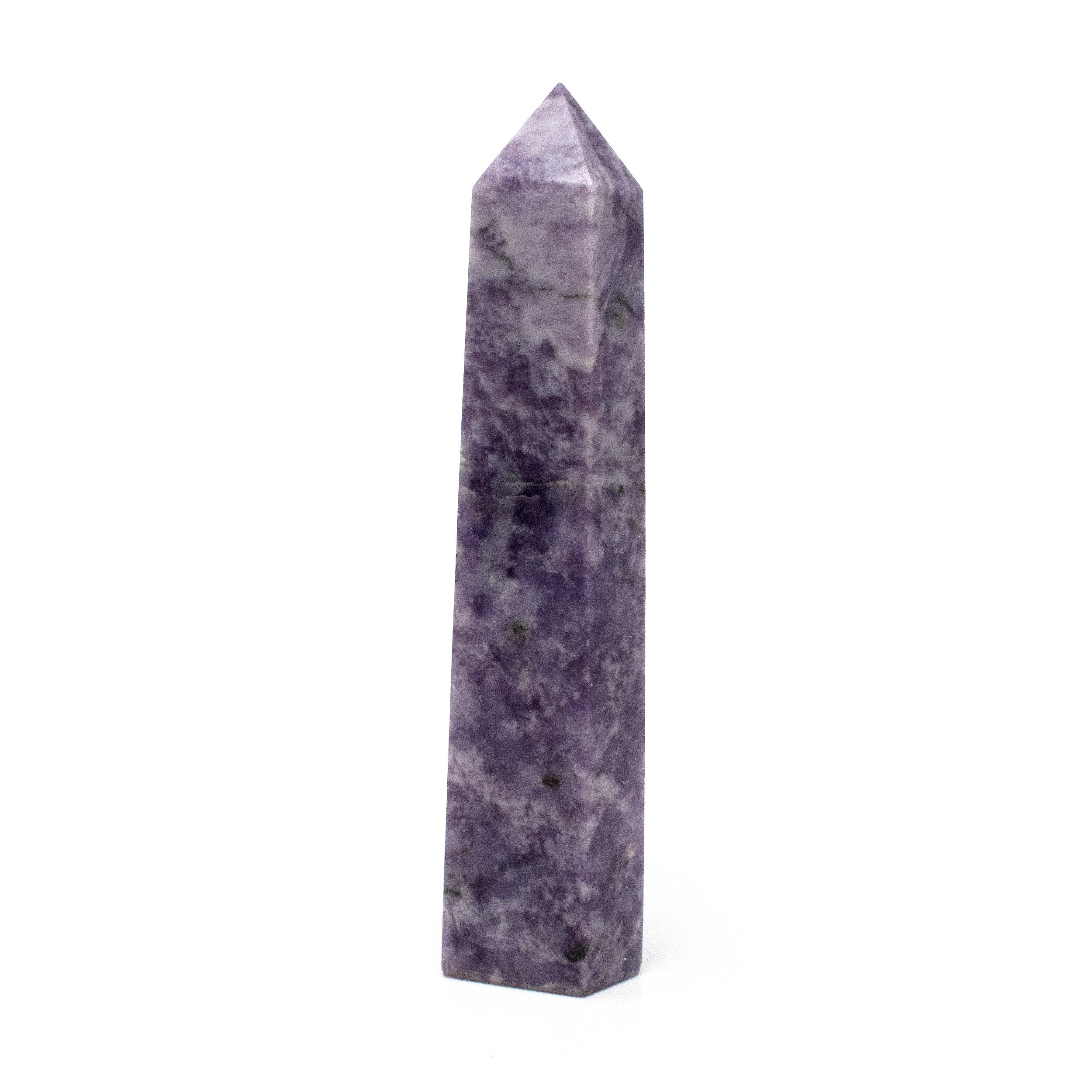 Lepidolite Tower Point - Large