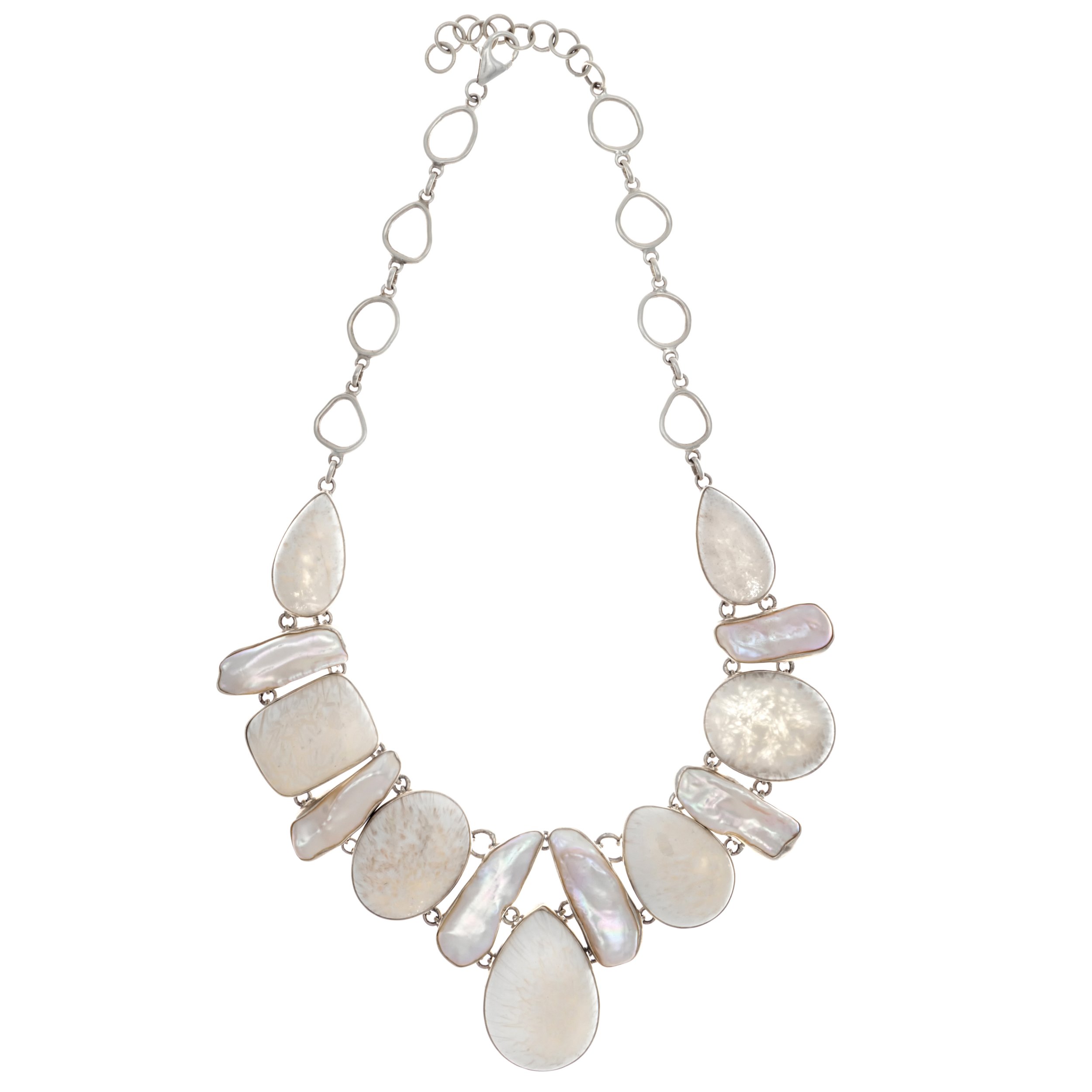 Scolecite & Pearls Necklace