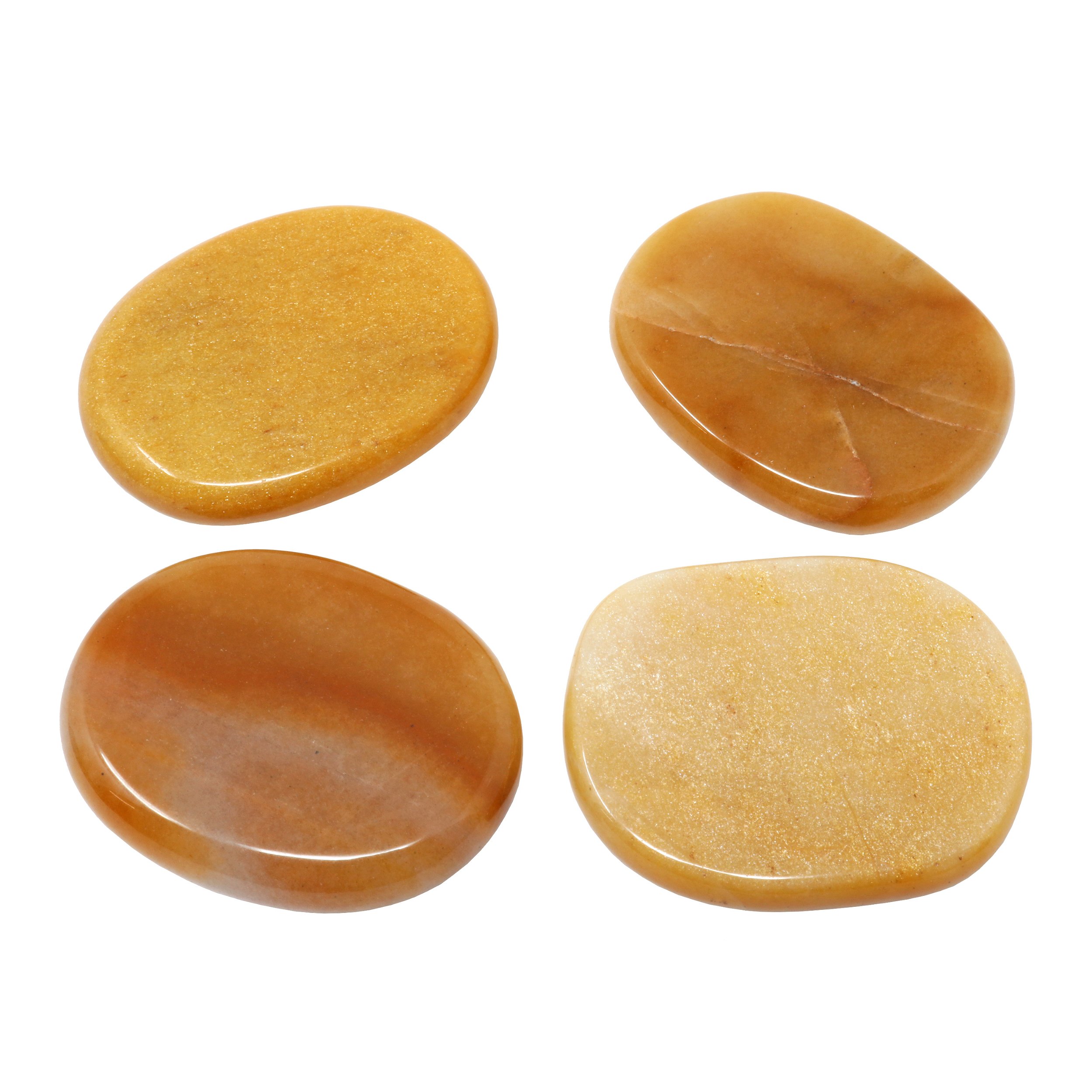 Peach Moonstone Flat Stone From India (Singles)