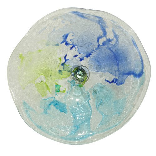 Wall Plate Large - Watercolor Blue & Teal & Green