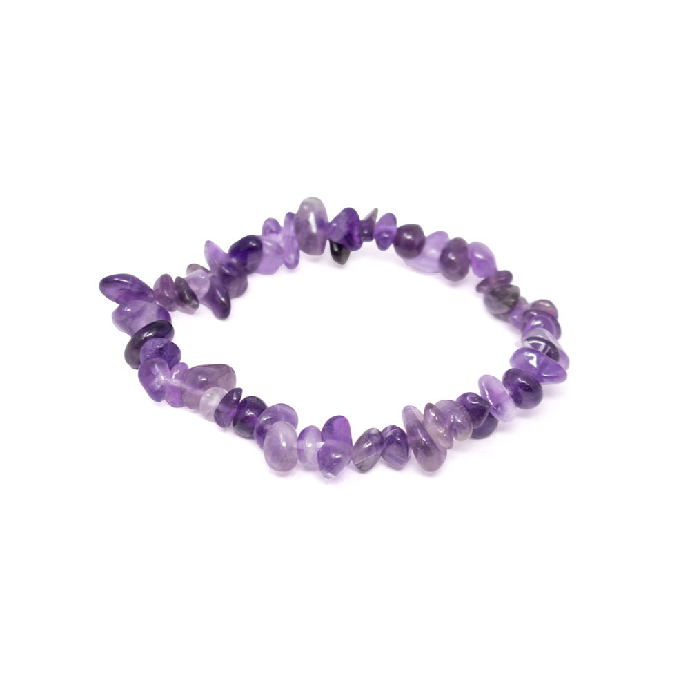 Shot of Amethyst Chip Bracelet