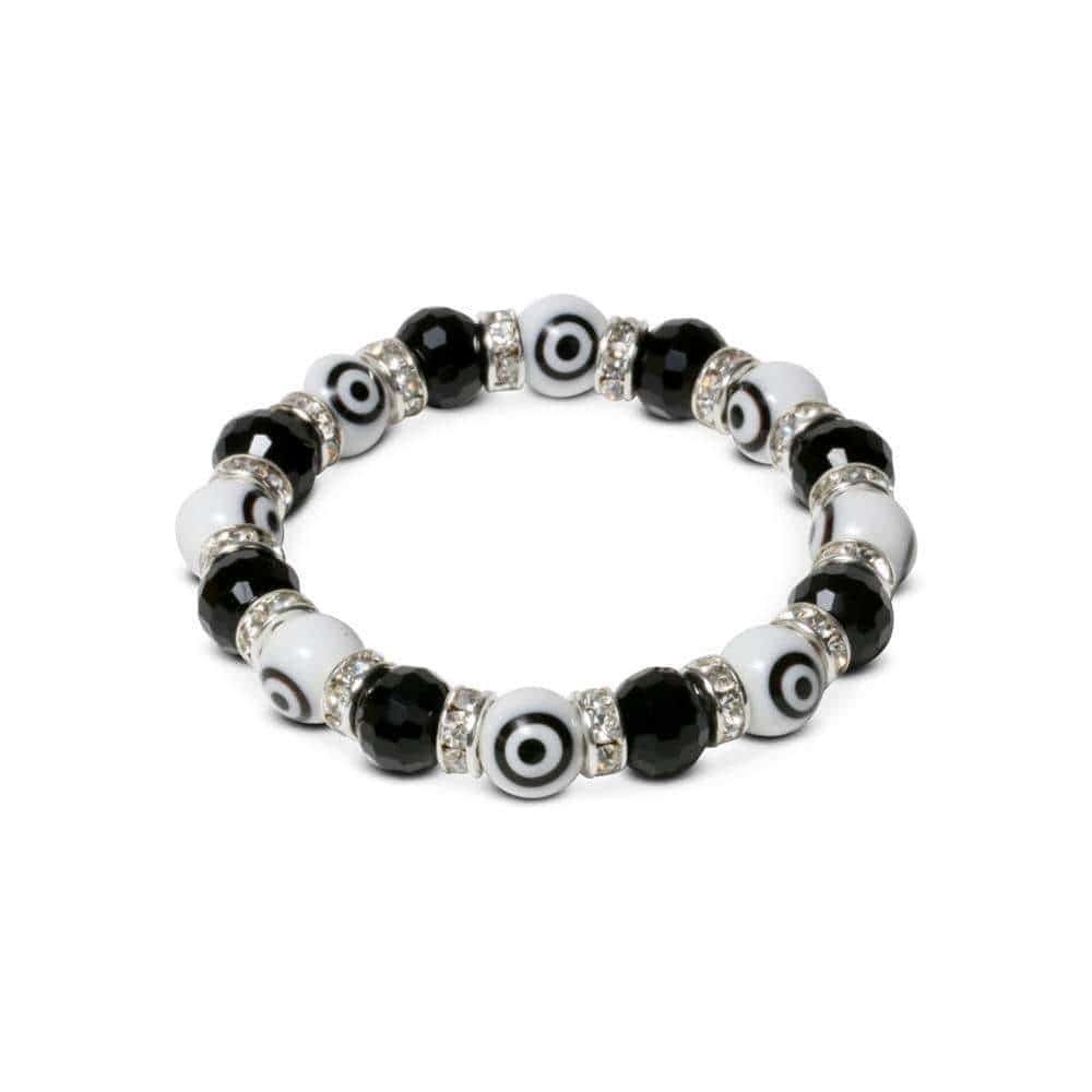 Handwoven White Crystal Bracelet – VerveJewels