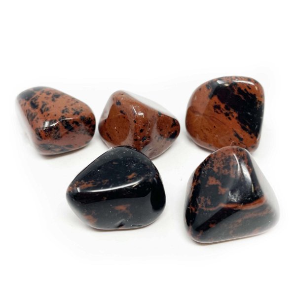 Closeup photo of Tumbled Mahogany Obsidian (Singles)