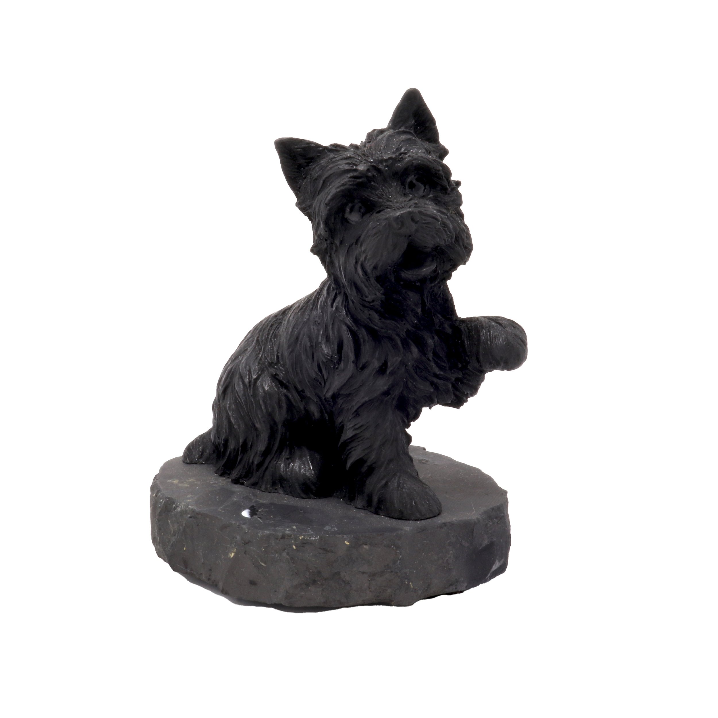 Shungite Dog Figurine - Yorkie