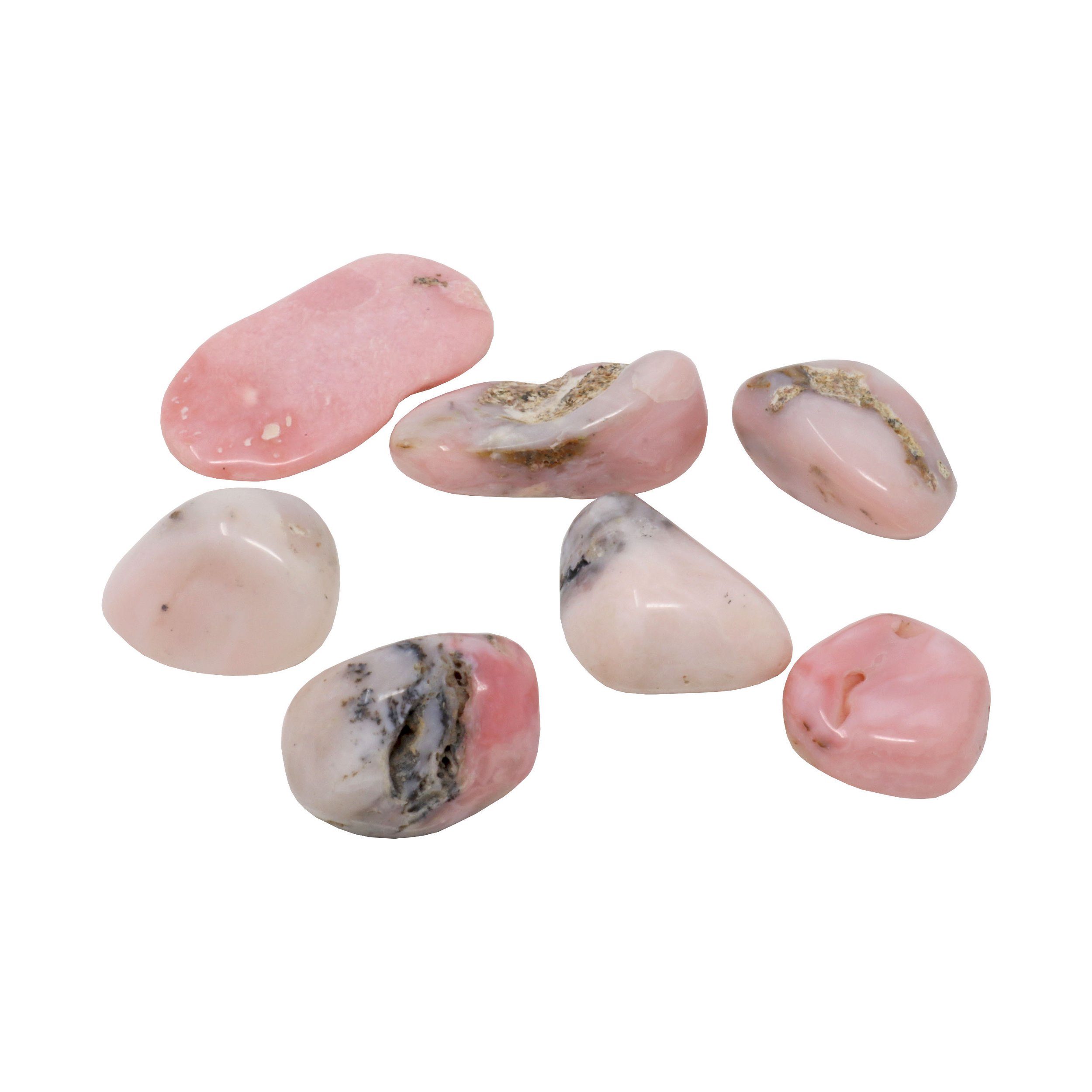 Tumbled Common Pink Opal From Peru - Large (Singles)
