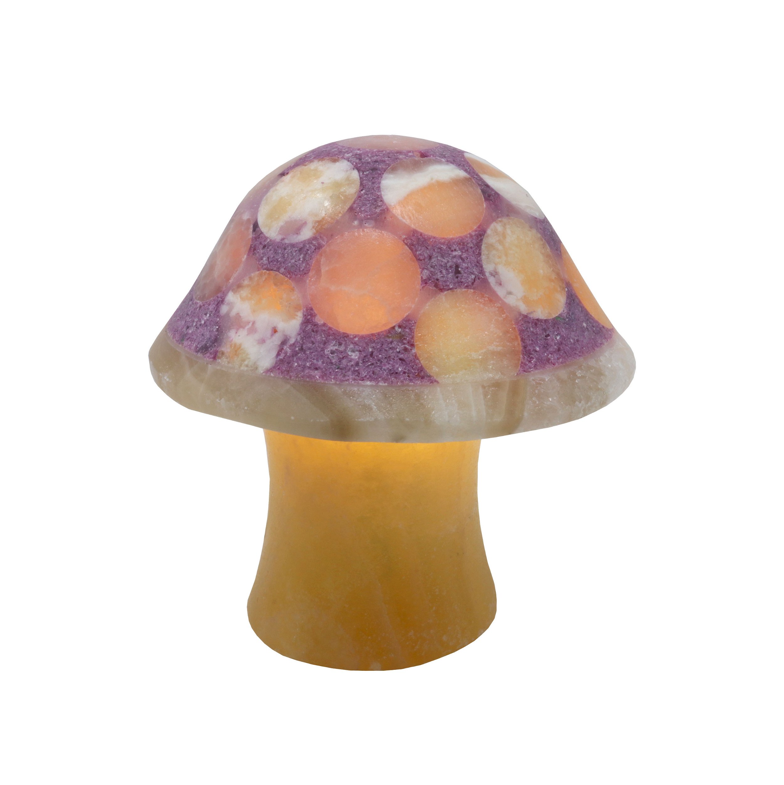 Mini Onyx Mushroom Lamp Purple