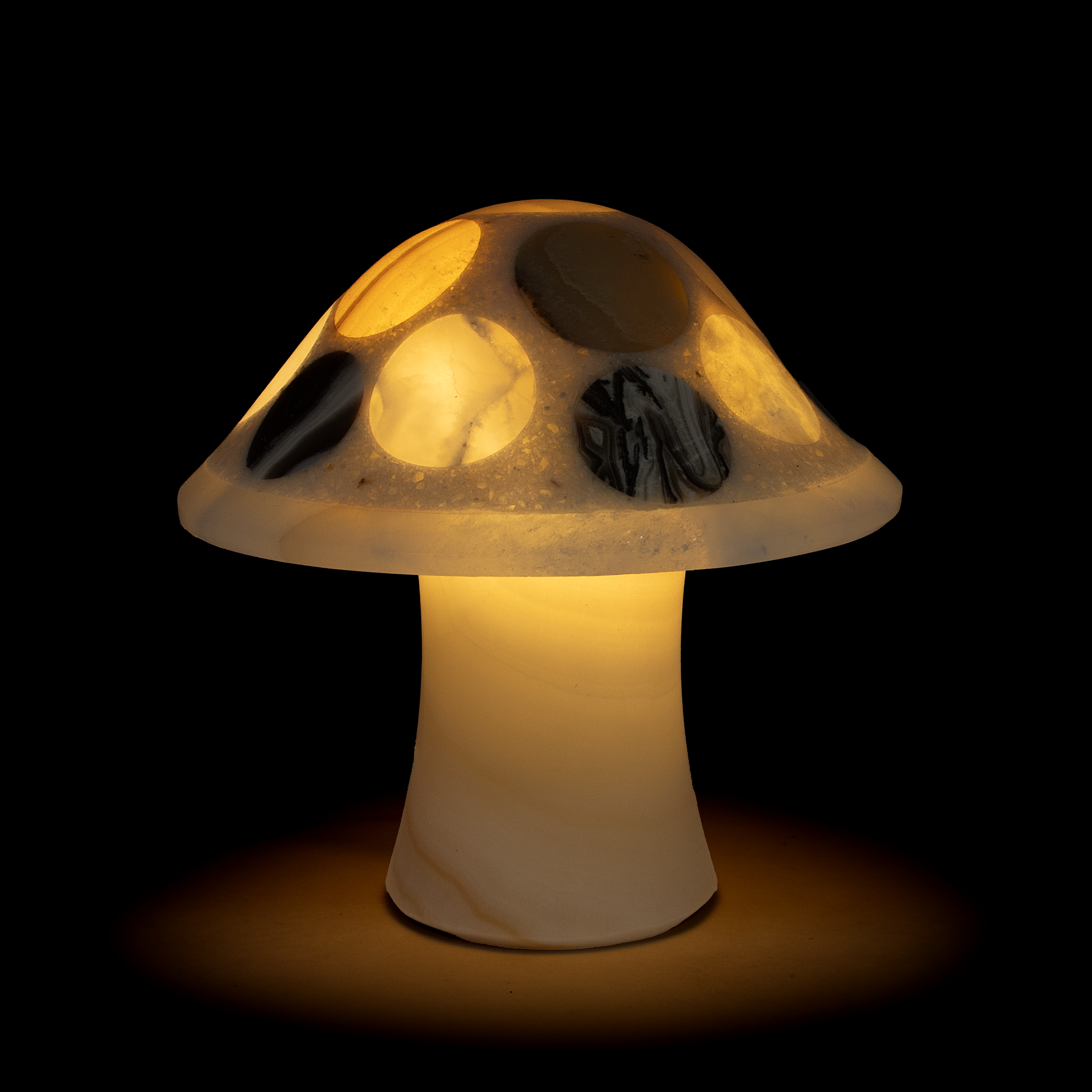 Shroominary Luminary - Small White Mushroom Lamp