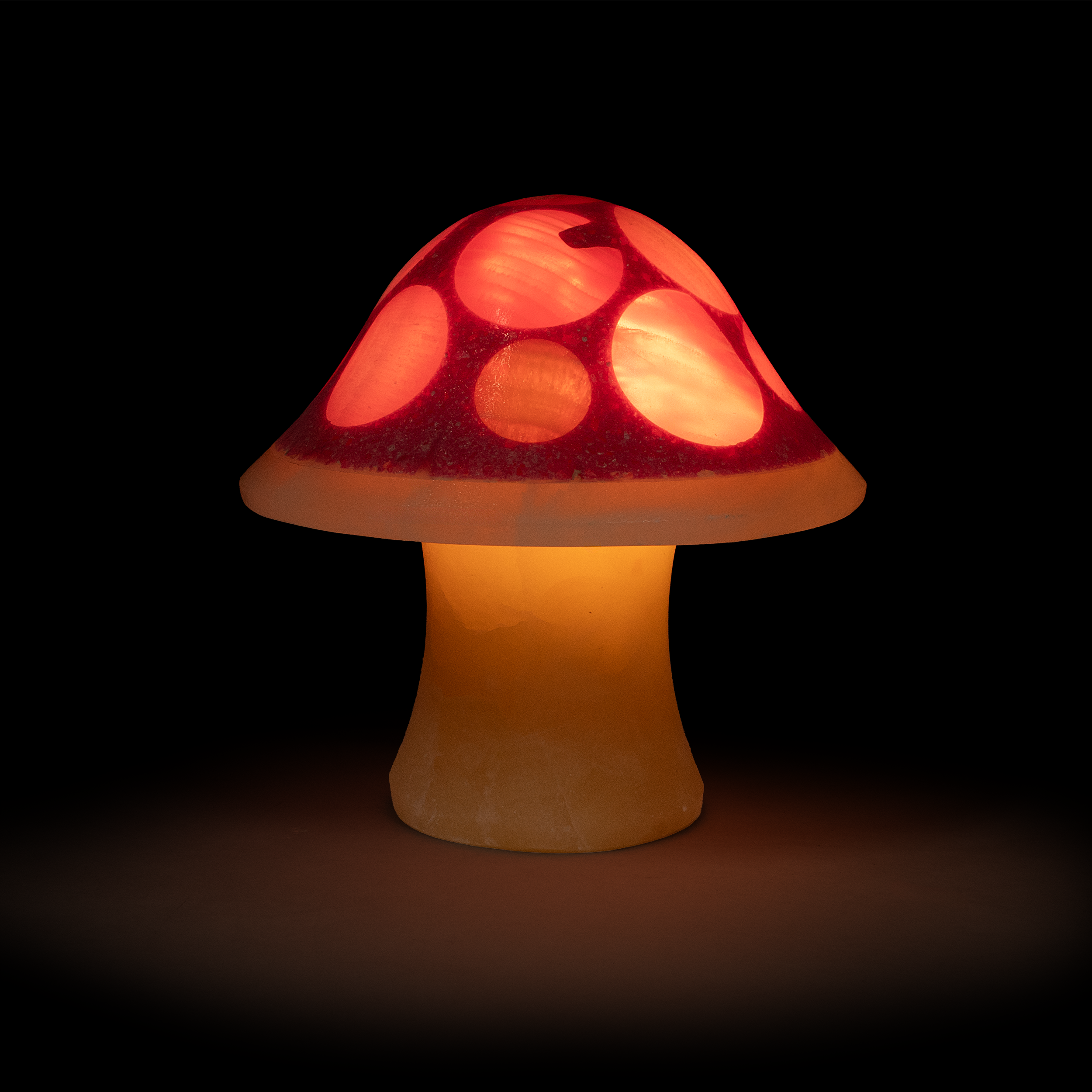 Shroominary Luminary - Small Pink Mushroom Lamp