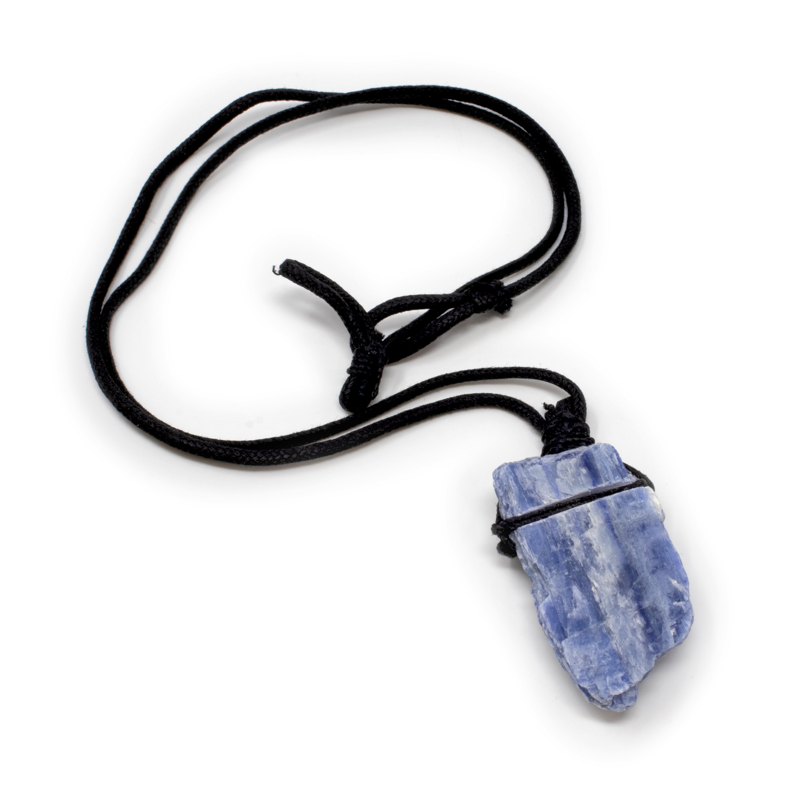 Blue Kyanite Necklace On Cord