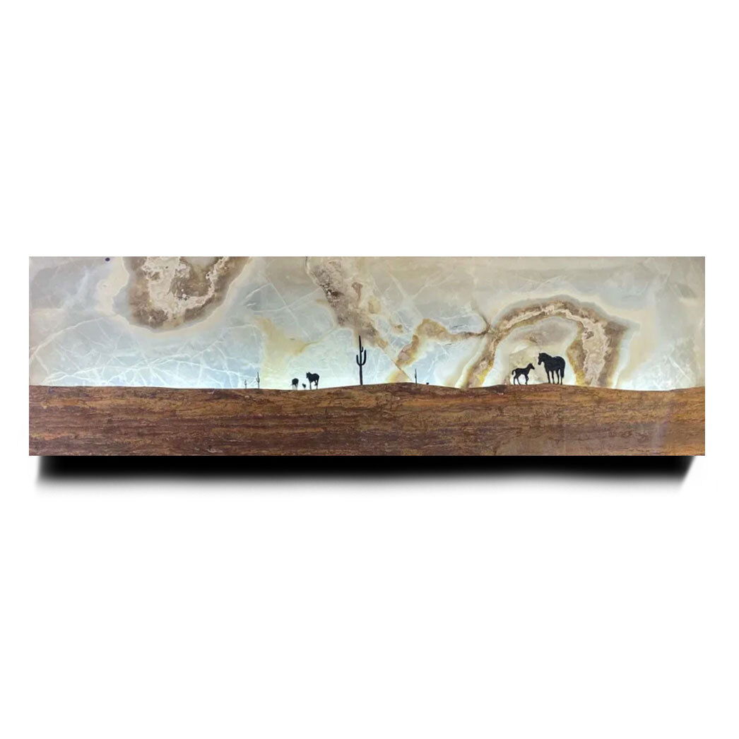 Animal Panel - Horses Standing