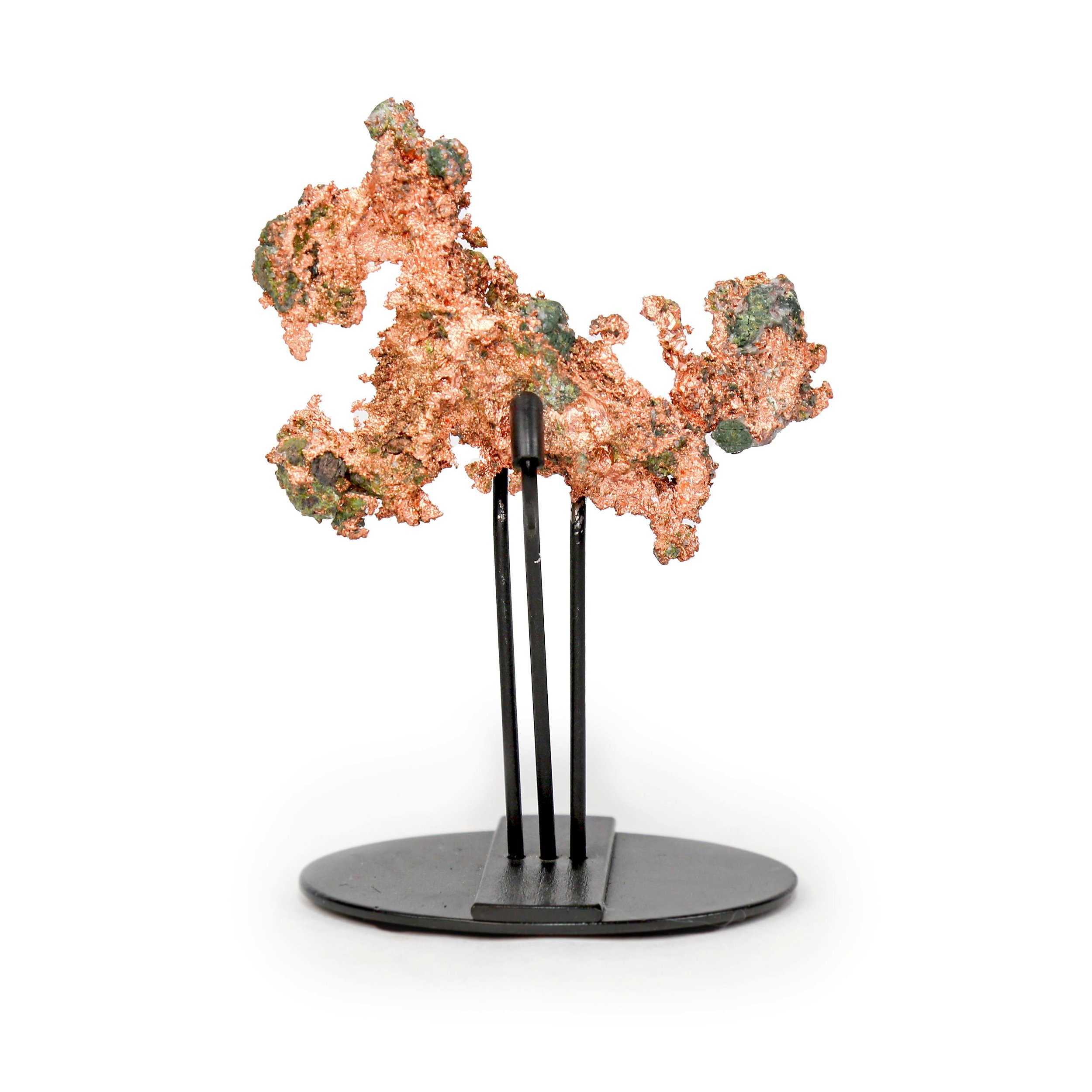 Michigan Native Copper In 3 - Pronged Tension Fit Stand With Stretching Arms