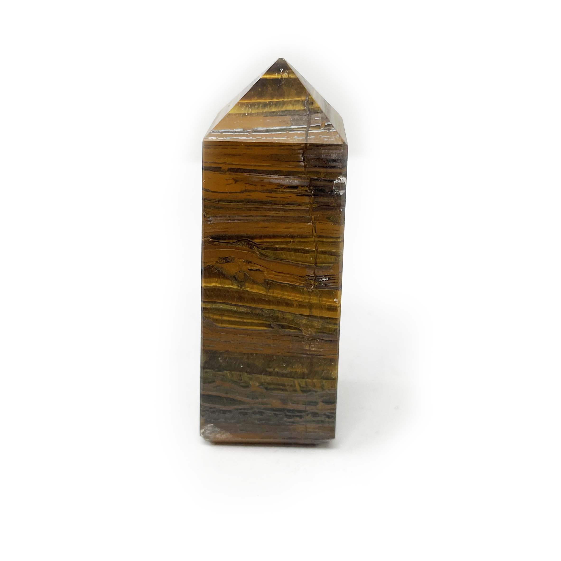 Tigers Eye Obelisk - Mini